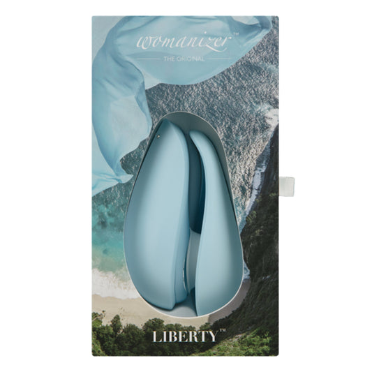 Womanizer Liberty Clitoral Stimulator - Powder Blue