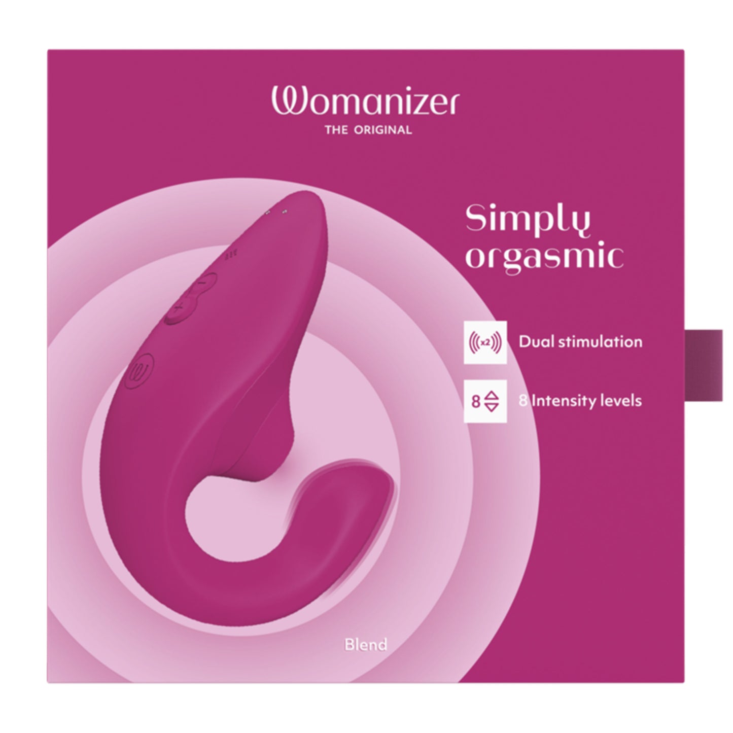 Womanizer Blend Dual Stimulator- Vibrant Pink